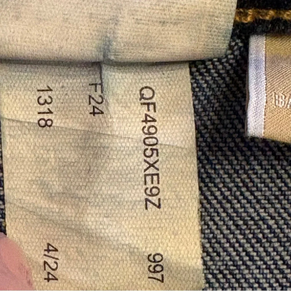 Michael Kors Wide Leg Cargo Jeans Women's 14 Blue Denim Utility Carpenter Pant‎